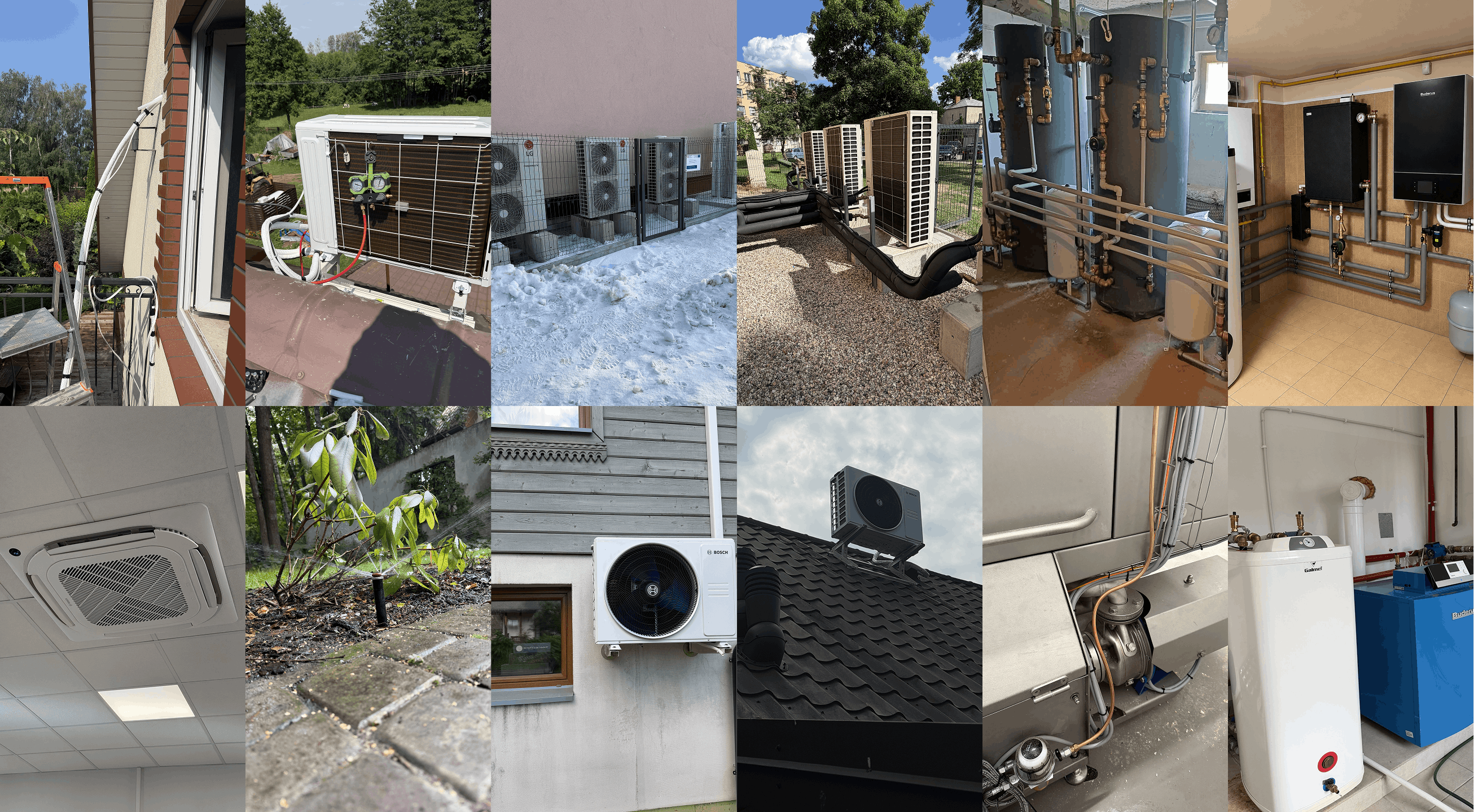 Realizacje GMK Instalacje – klimatyzacja, pompy ciepła, kotłownie i instalacje sanitarne na Podlasiu